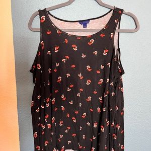 Long Sleeve Cold Shoulder Top